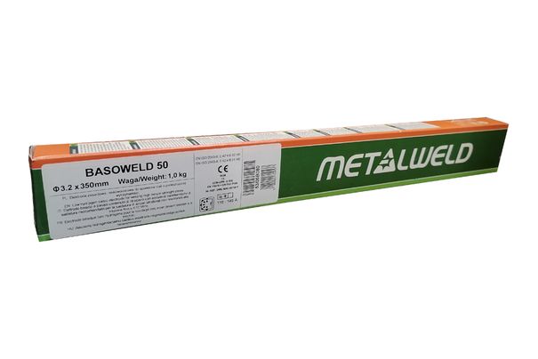 Elektródák Metalweld BASOWELD 50 (EVB50P) 3,2x350/1kg, minicsomag