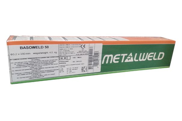 Elektródák Metalweld BASOWELD 50 (EVB50P) 3,2x350mm/4,3kg