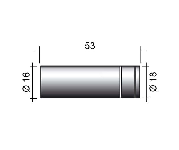 Hubica MIG 150A /MC19/145.0041/ 53mm/16mm/valcová