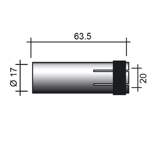 Hubica MIG 240A /MC300/145.0047/ 63,5mm/17mm/valcová