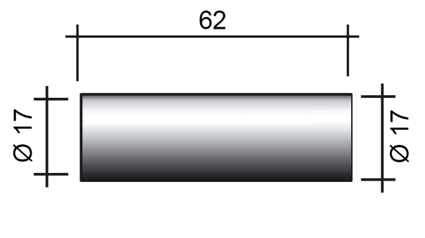 MIG fúvóka WT 340 /145.0740.5/ 62mm/17mm/hengeres