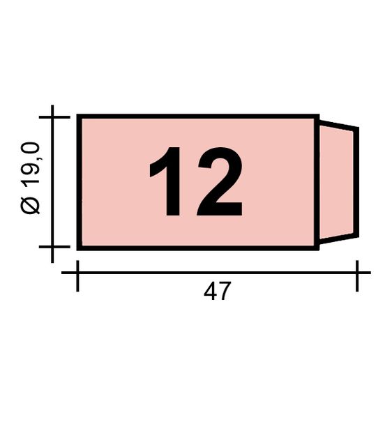 AWI fúvóka Gr. 12 19.0 /TC0008/10N44/527.2612.0/701.0114 -WELD/ TIG17/18/26