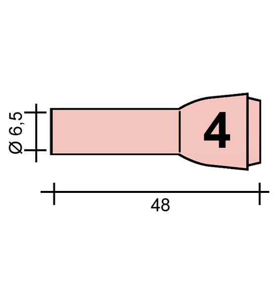 AWI fúvóka Gr. 4 6.5 /TC0096/796F71/701.0289-ZVAR/TIG9/20