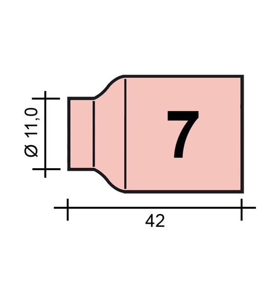 AWI fúvóka Gr. 7 11.2/TC0034/54N15/701.0423-ZVAR/TIG17/18/26