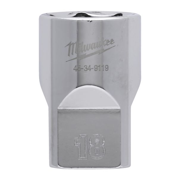 Kľúč nástrčný 1/2" - Hex 18 CHROME™ Milwaukee /4932480016/