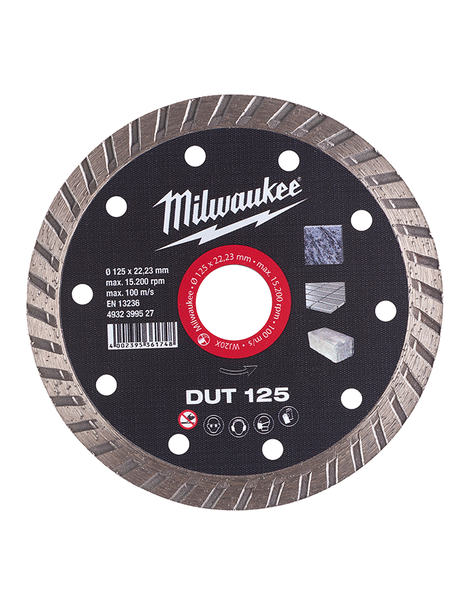 Kotúč diamantový DUT 125x22,23 mm Milwaukee /4932399527/